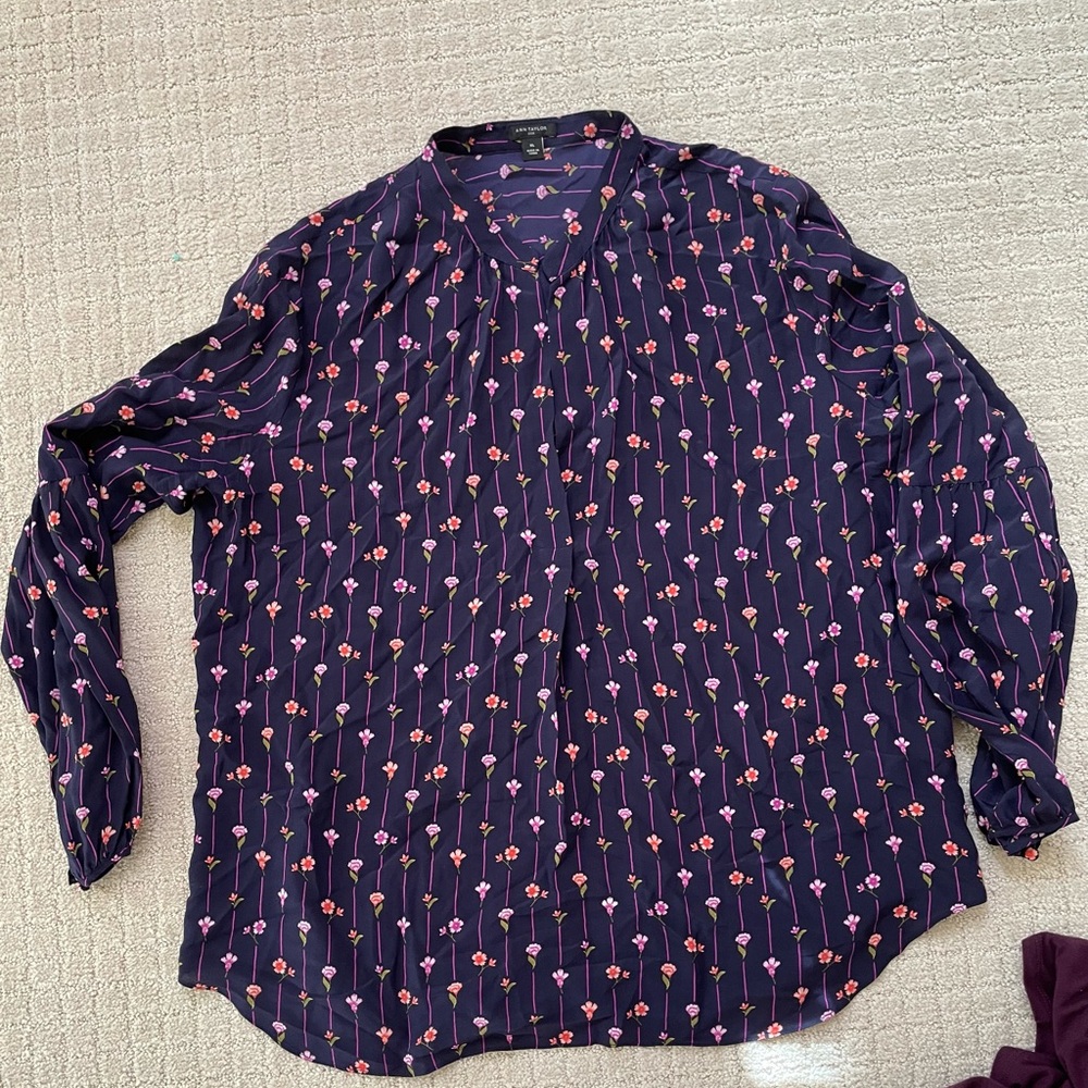 Ann Taylor silk blouses xl nwt and nwot